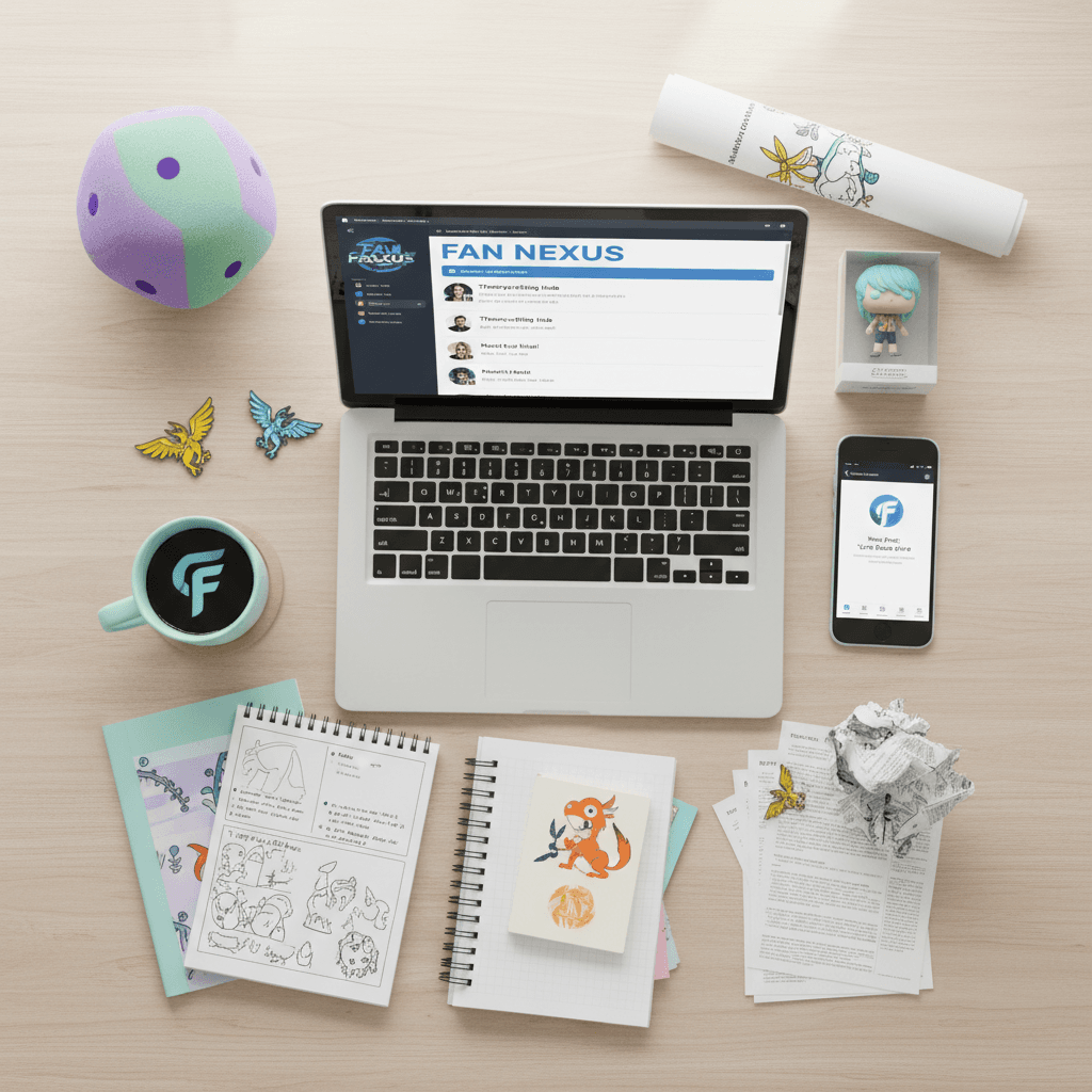 Twister Handheld Fan styled with travel essentials