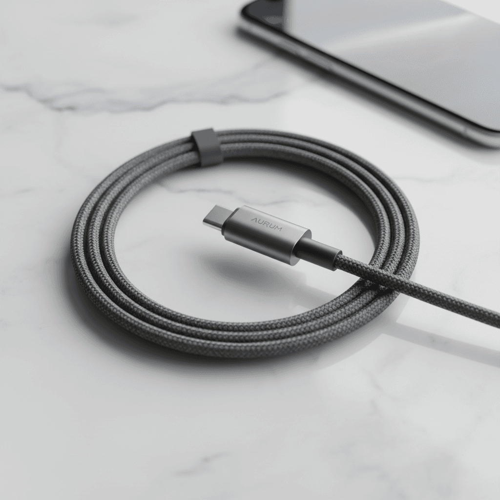 Twister Handheld Fan Type-C charging port detail